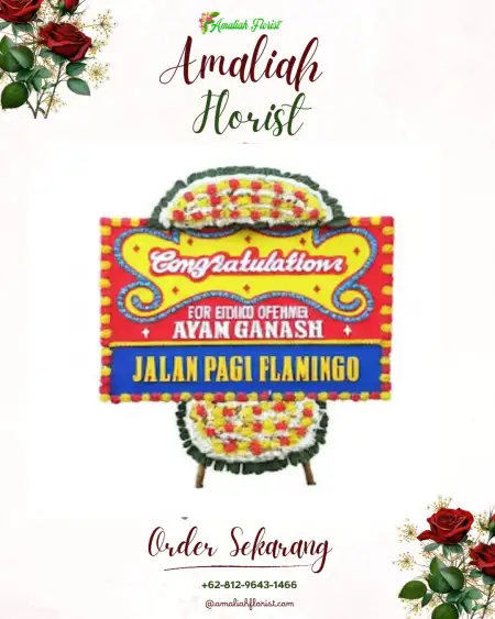 Sewa Papan Bunga Parelor